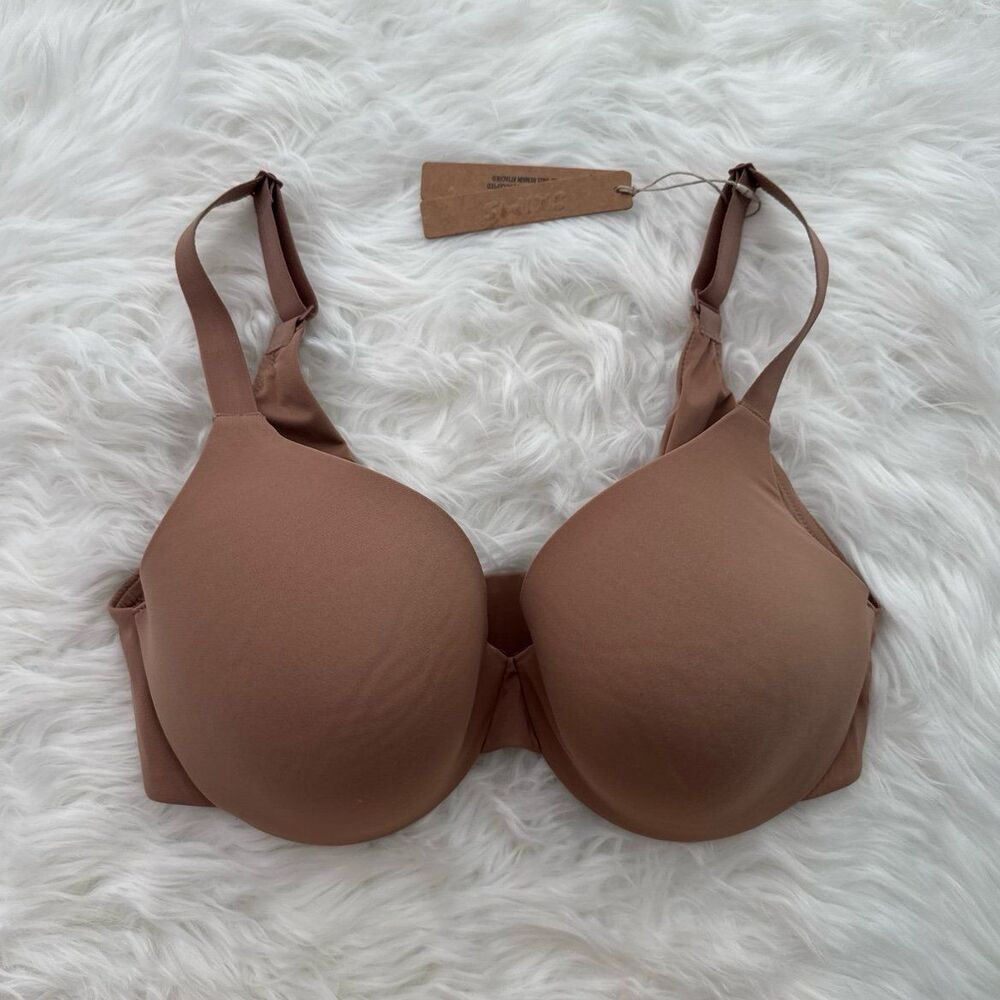 Skims Smoothing Intimates Full Coverage Lightly Lined Bra Sienna Size 34D - Picture 2 of 8